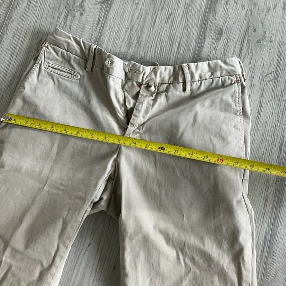 ISAIA beige cotton 5 pocket chino. Size 46(eu) 28-30 waist used